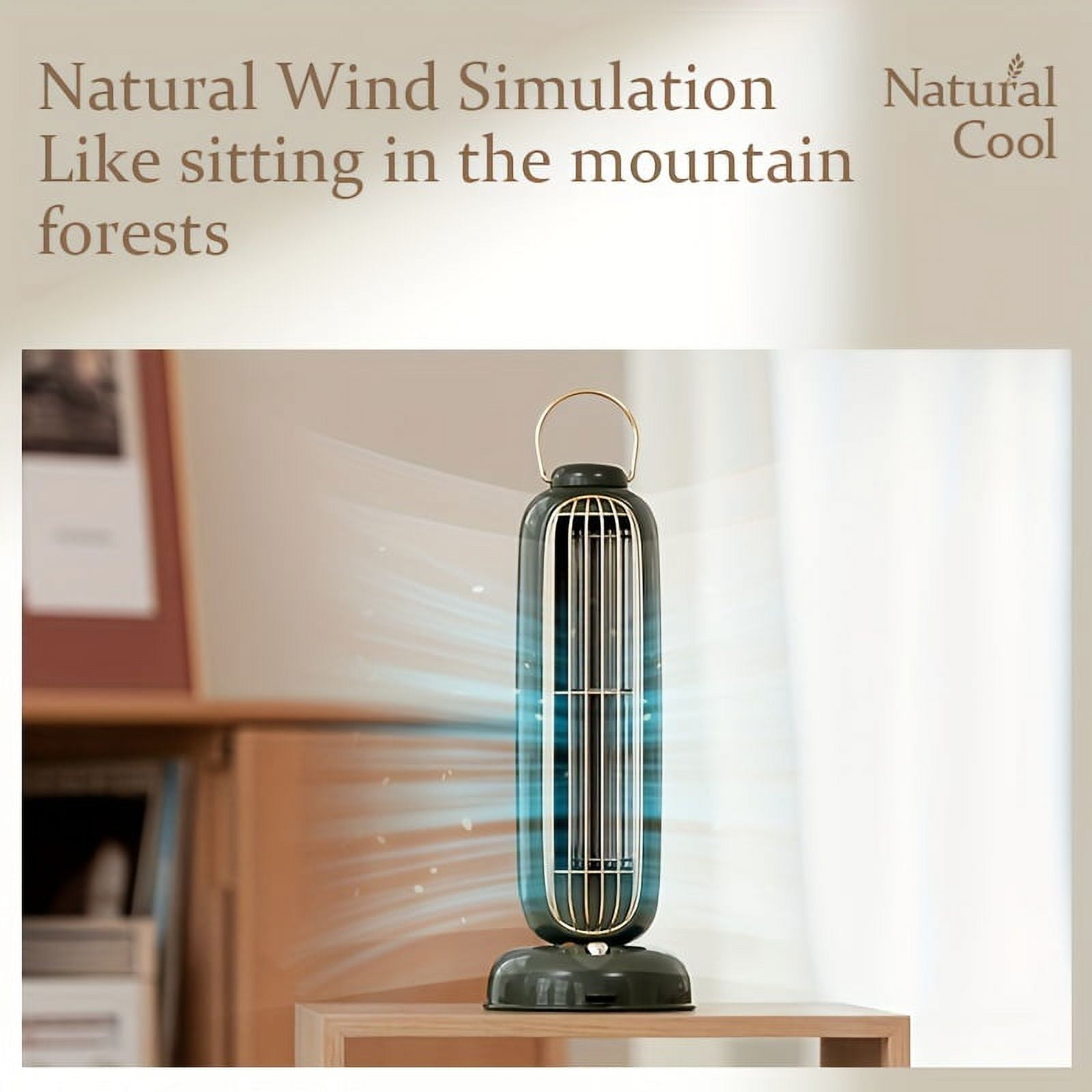 HYYANGUWENTI Powerful Tower Fan with High Wind Cooling Bladeless Design