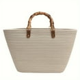 HYYANGUWENTI Women‘s Retro Woven Vegetable Basket Tote Bag Perfect
