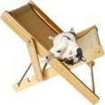 HYYGWHTY Adjustable Durable Wooden Cat Lounge Chair for Large Pets