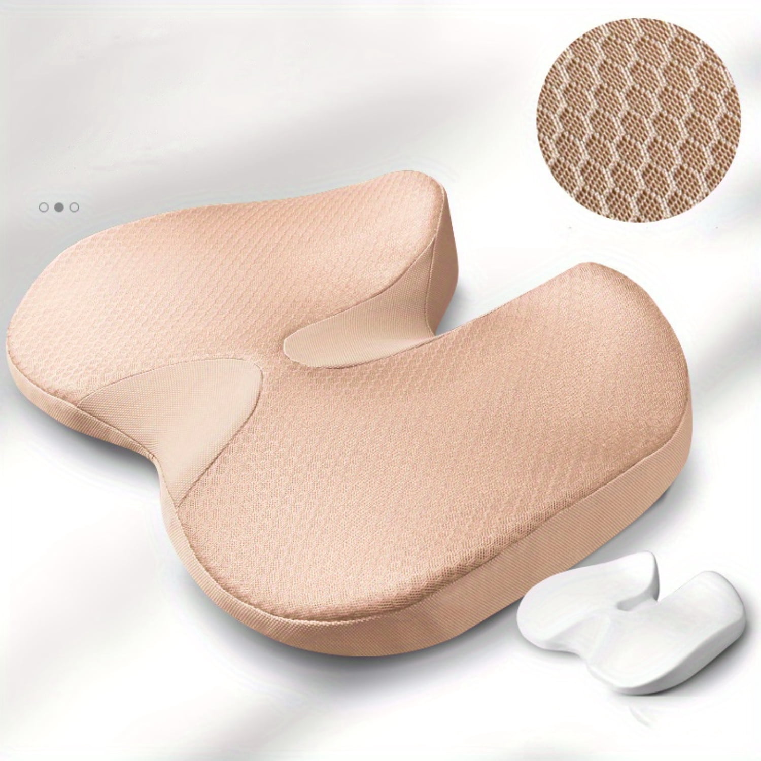 HYYGWHTY Memory Foam Seat Cushion for Office Chair and Car