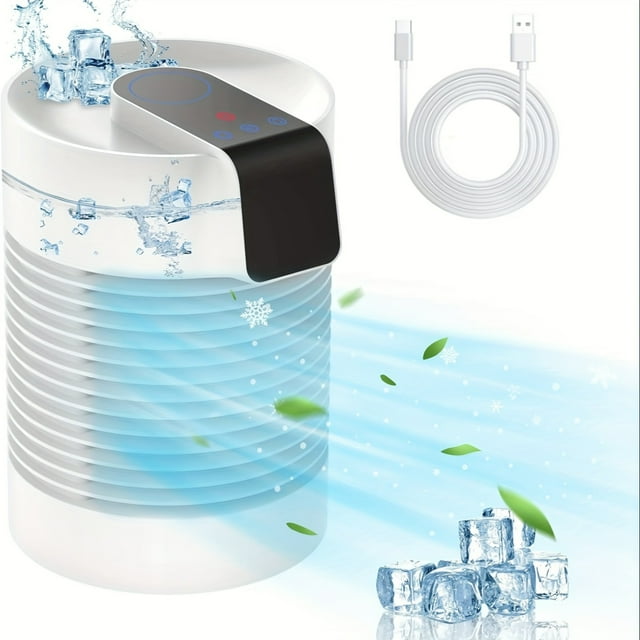 HYYGWHTY Portable Mini Air Conditioner Fan Compact 4In1 AC Unit