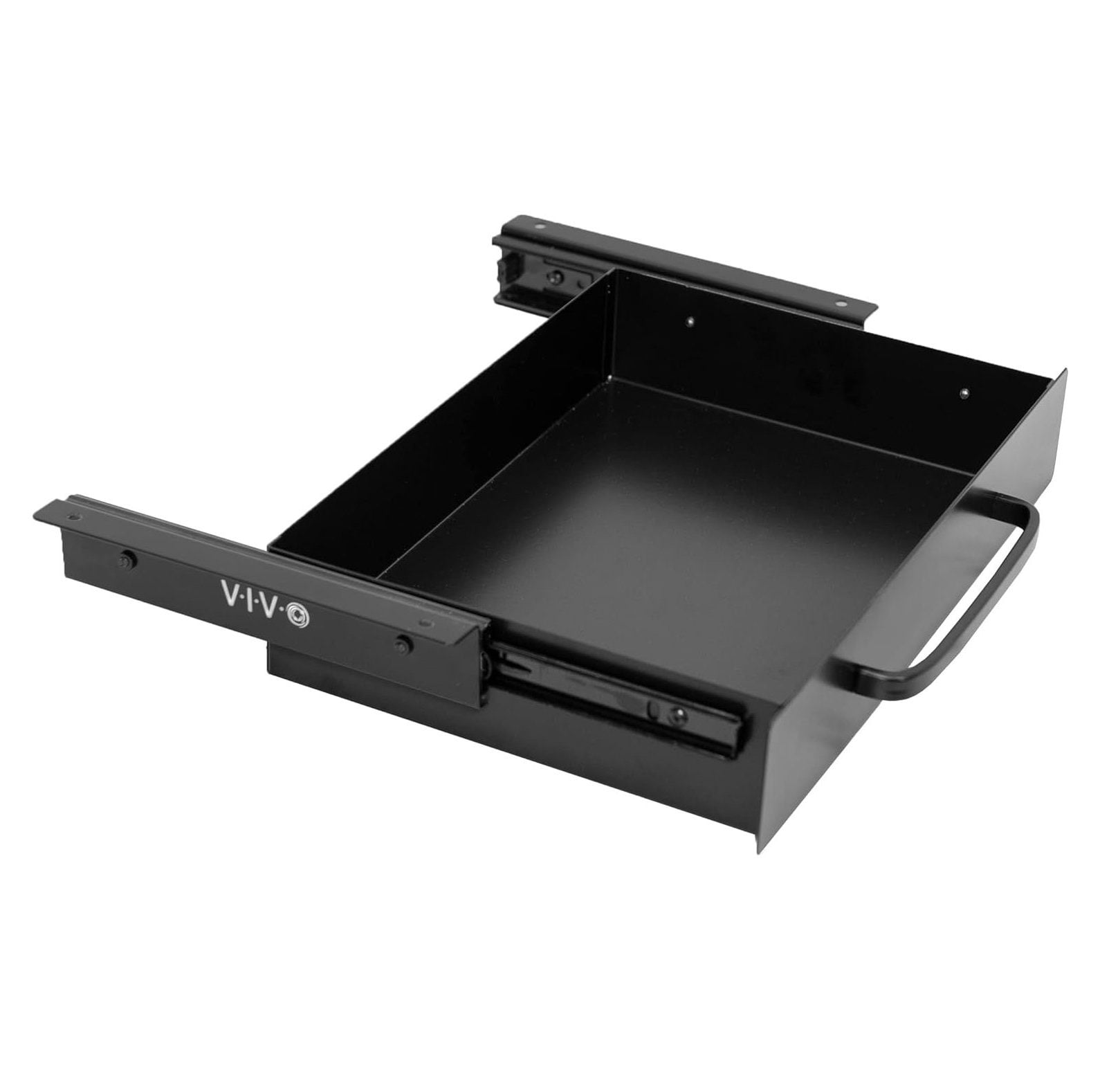 HYYYYH 13 inch Under Desk Mounted Sliding Pullout Drawer for Office