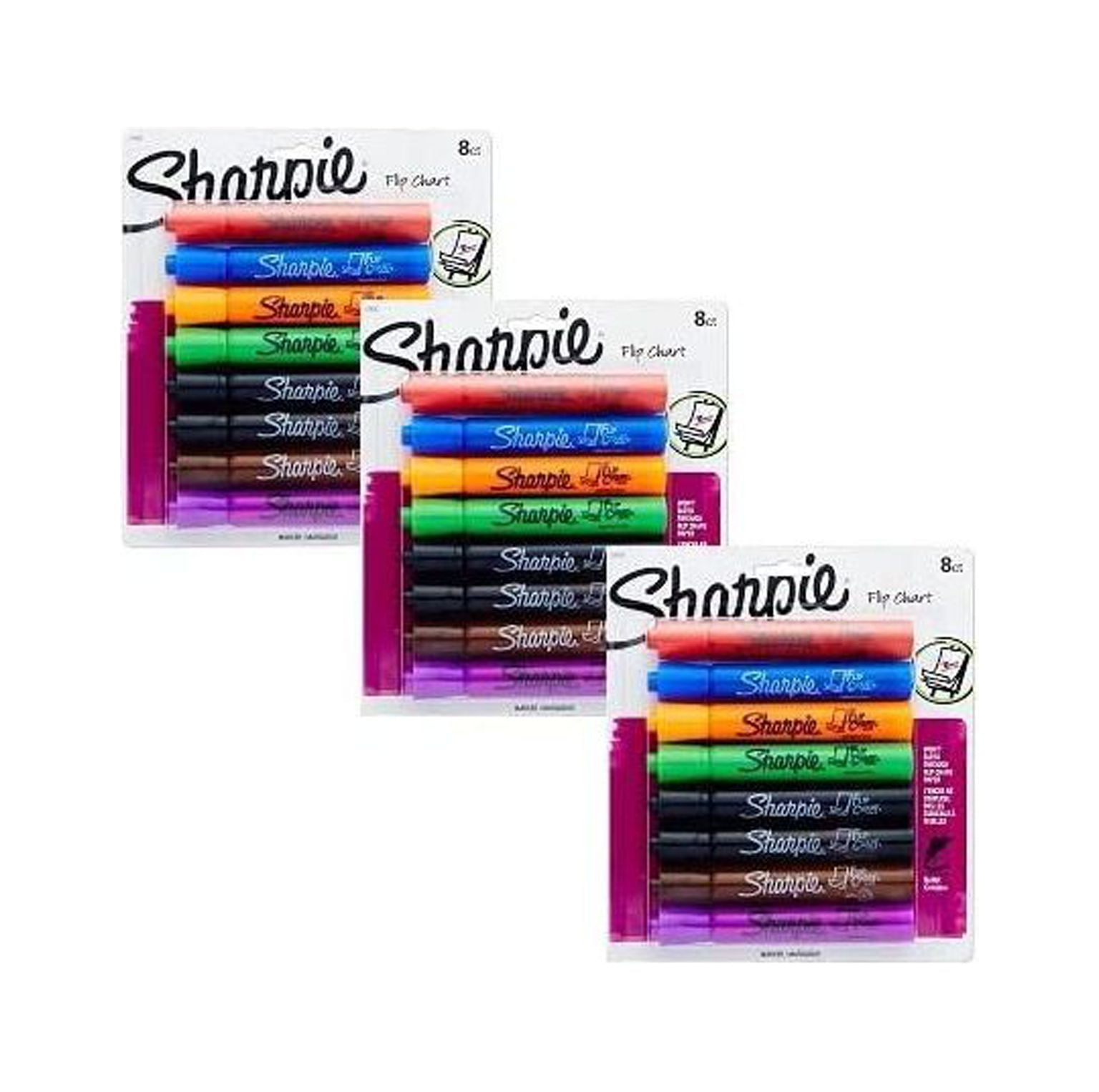 HYYYYH 22480PP Chart Markers, Tip, Assorted Colors Pack of 3