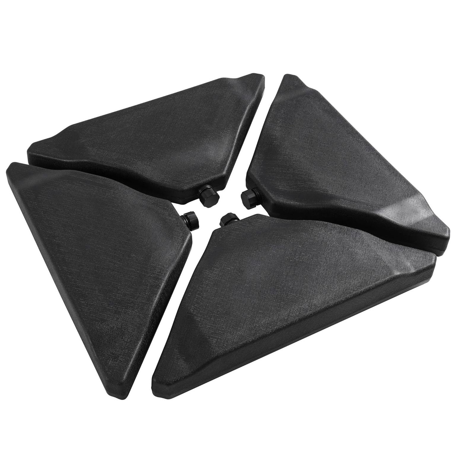 HYYYYH 4pcs Umbrella Stand Base, Cantilever Offset Patio Fillable