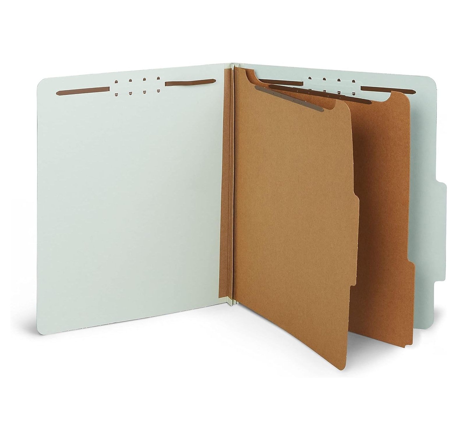 HYYYYH 60 Recycled Pressboard Classification Folder, 2Dividers, 2.5