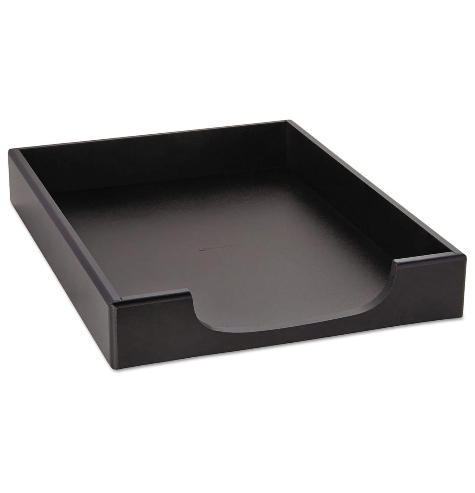 HYYYYH 62523 Wood Tones Letter Size Desk Tray, Wood, Black