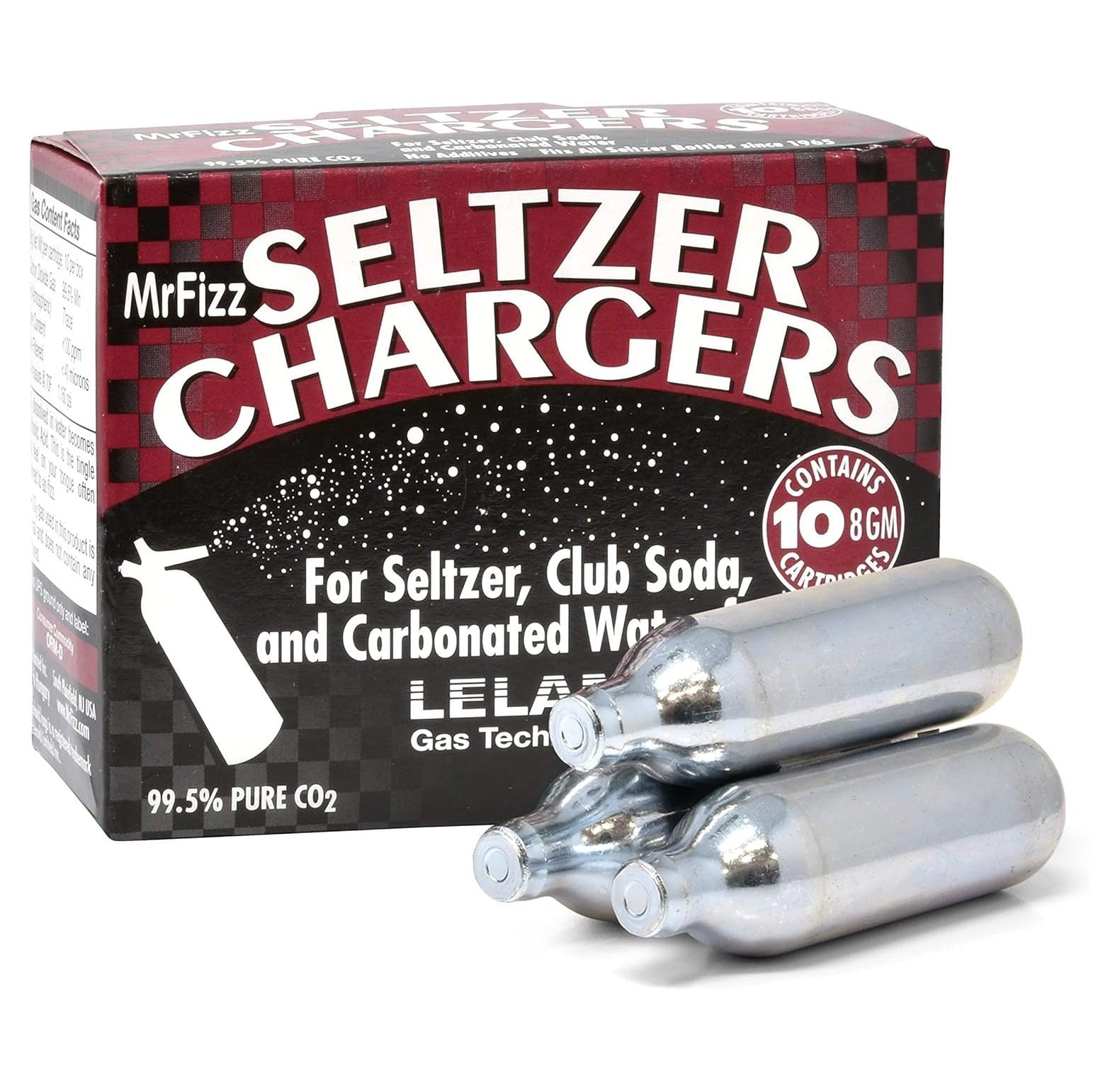 HYYYYH 8gram CO2 Seltzer Soda Cartridges, 40ct
