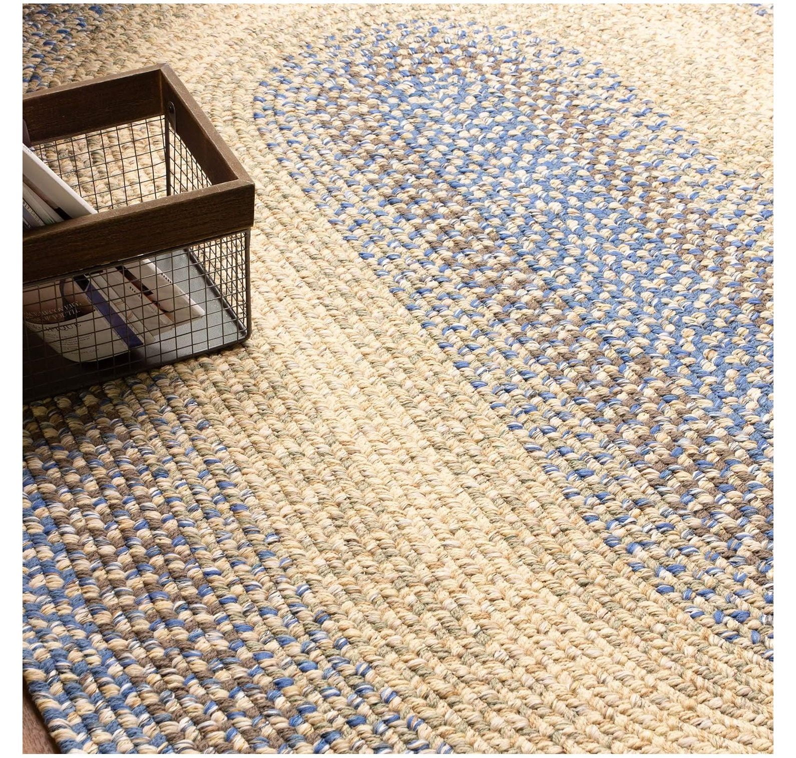 HYYYYH Braided Rugs Farmhouse Kitchen Rug Ridgewood Braided Rug for