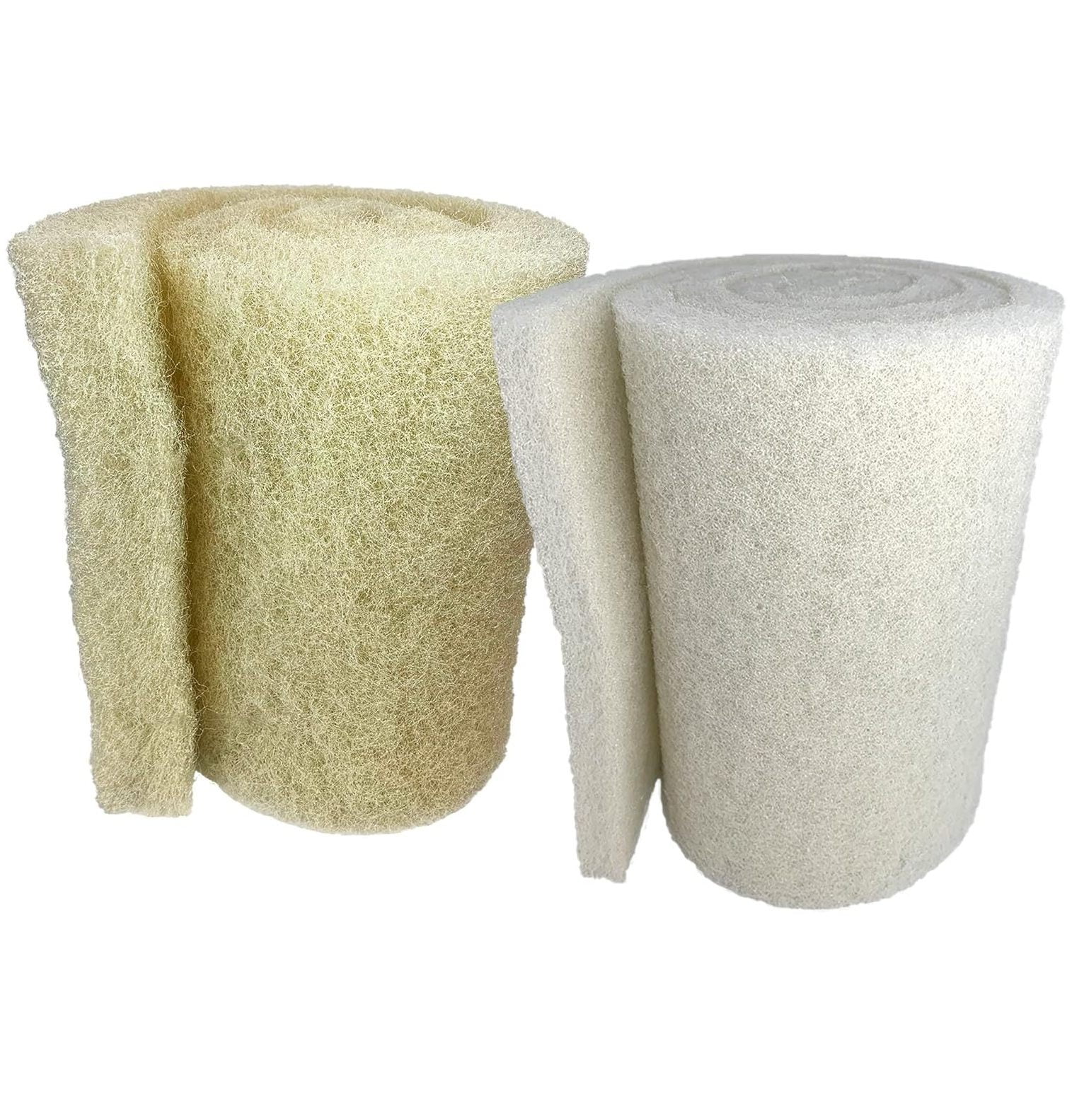 HYYYYH Classic Koi Pond Filter Pad FINE White Bulk Roll Pond Filter Media, UltraDurable Pond