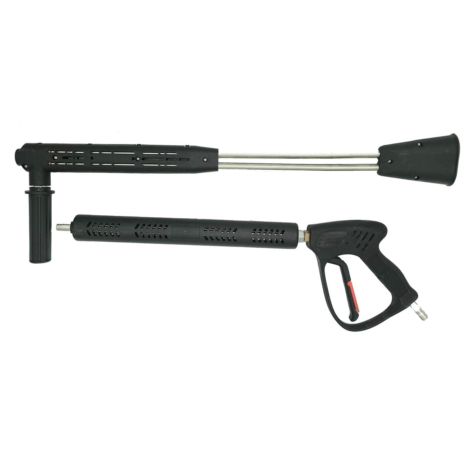 HYYYYH Dual Wand and Gun 40" Stainless Steel Vented 5000 PSI Dual Lance