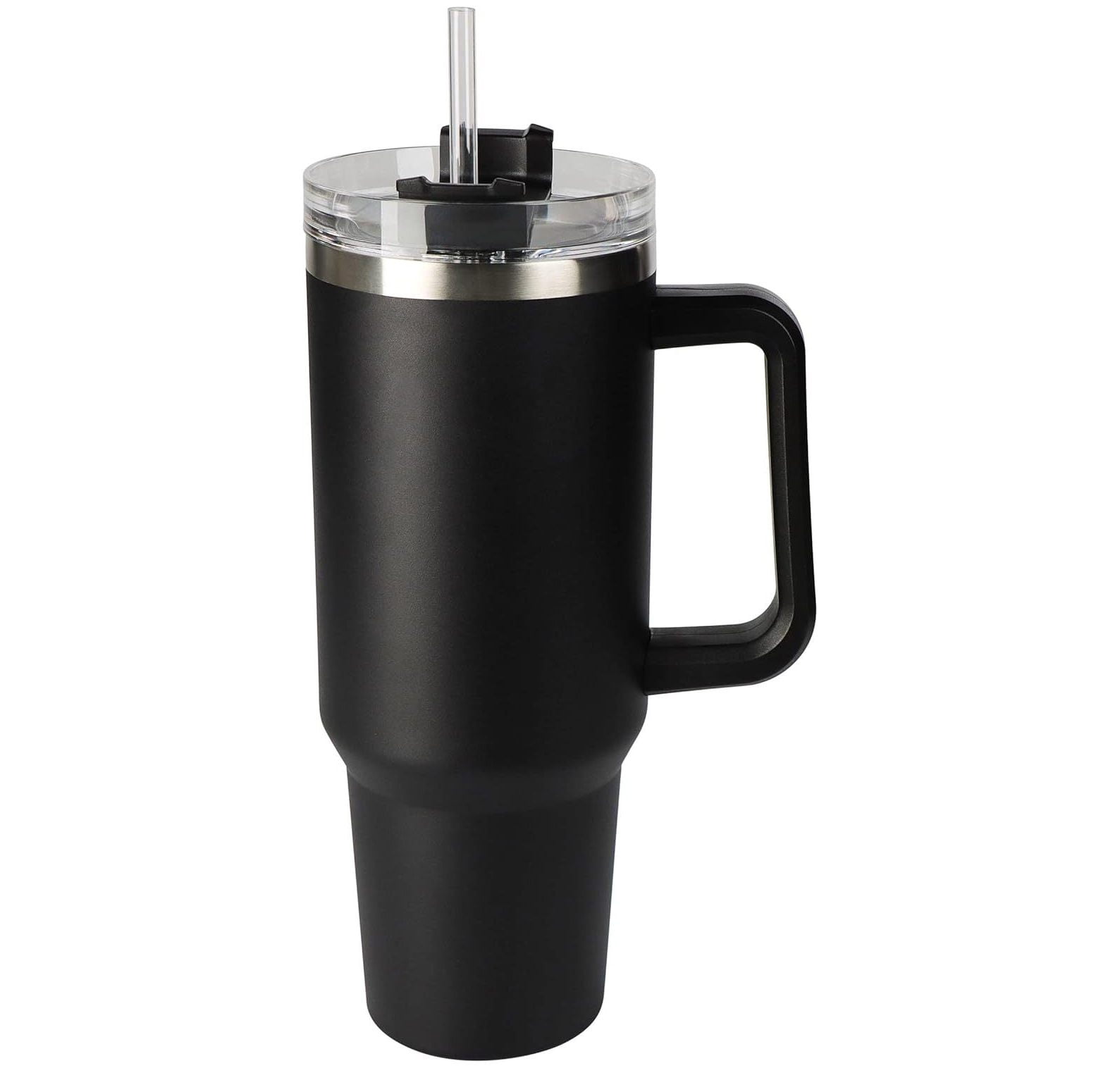 HYYYYH Insulated with Handle - 40oz Stainless Steel Travel with Straw ...