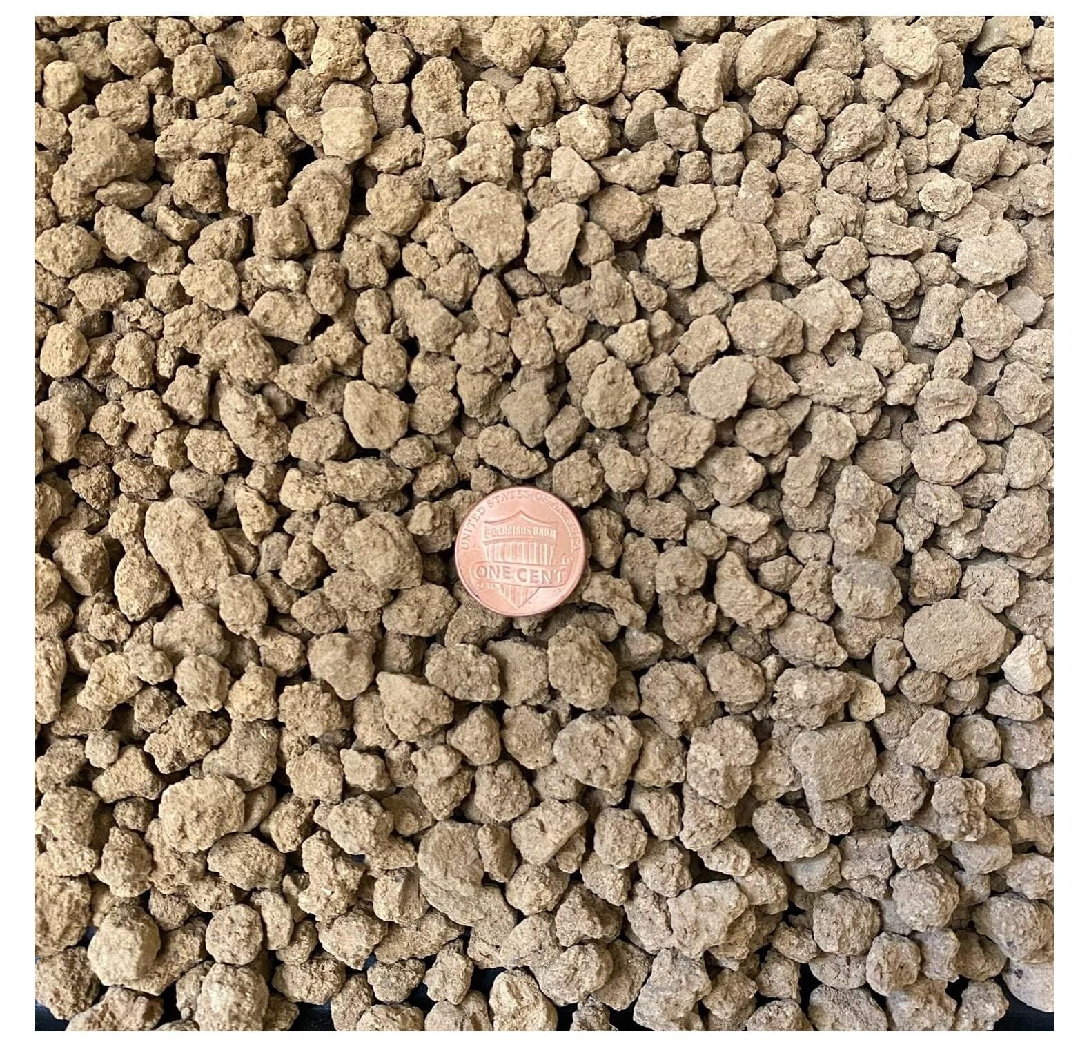 HYYYYH Japanese Hard Ibaraki Akadama for Bonsai / Succulent Soil Medium Size Grains 14 Liter