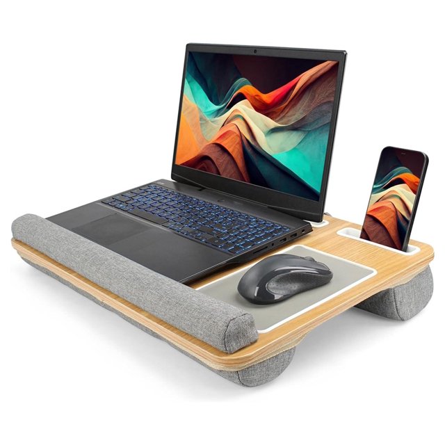 HYYYYH Laptop Pillow Lap Desk for Laptop and Writing 21in Wide