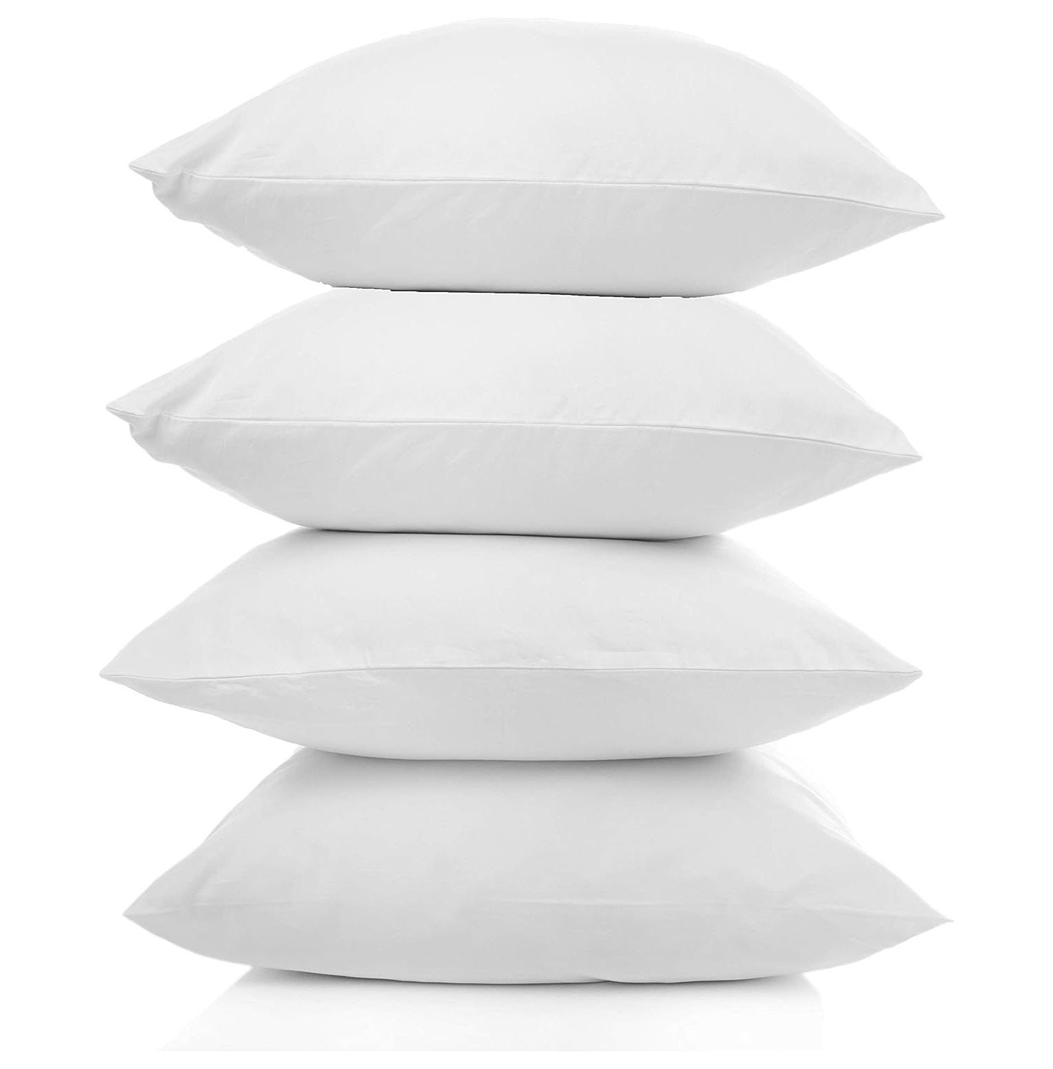 HYYYYH Outdoor Patio Backyard Beach Water Resistant Square Sham Pillow Stuffer Insert Made in