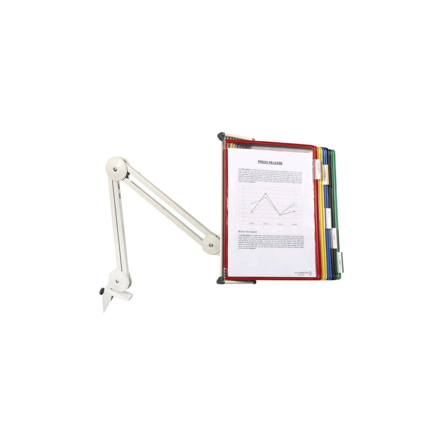 Wall Mount Flip Display Folder 20 Pocket A4 Document 20-Pocket Desktop ...
