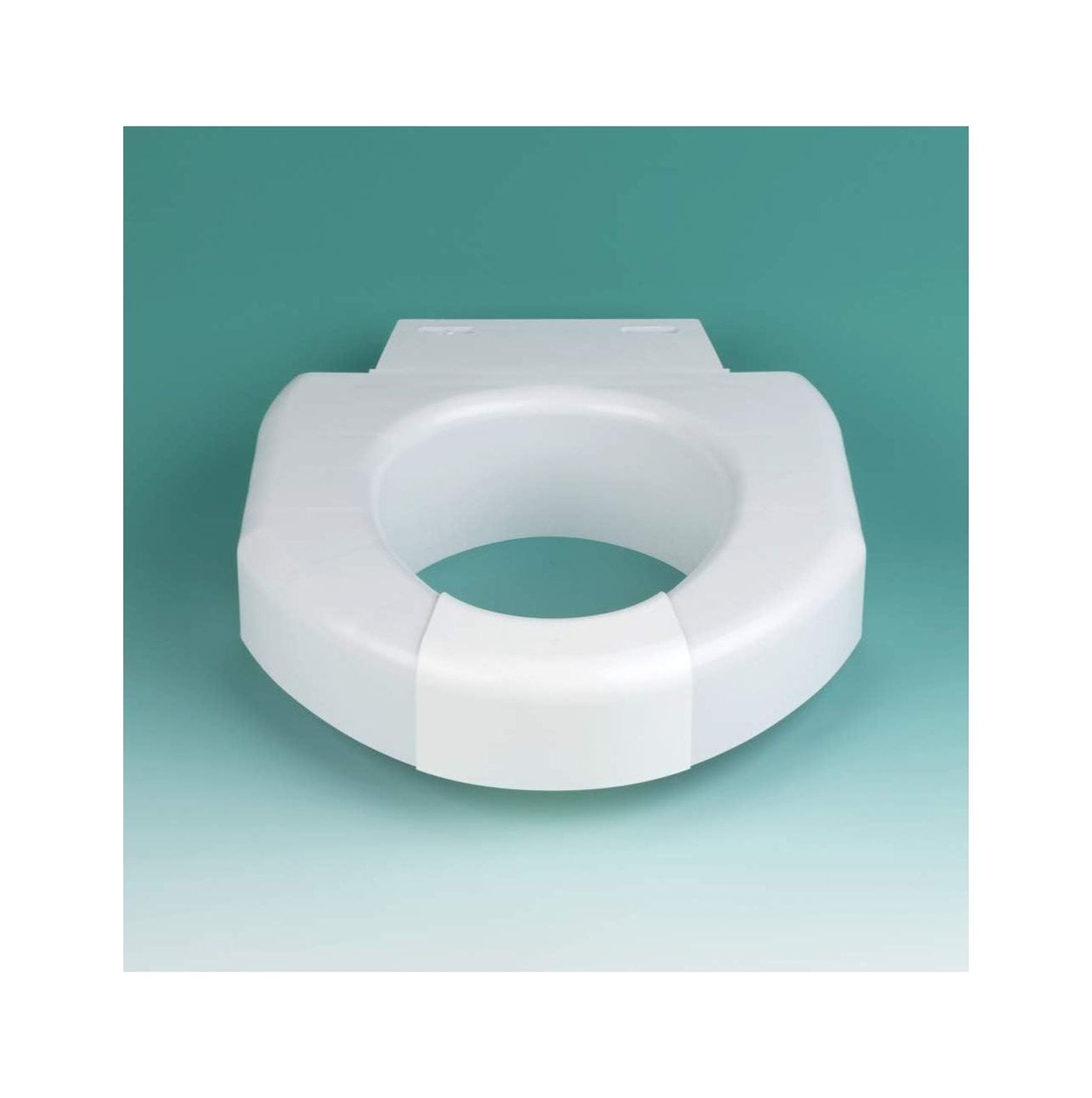 HYYYYH SecureBolt 3Inch Elevated Toilet Seat with Convertible Open/Closed Front Plastic