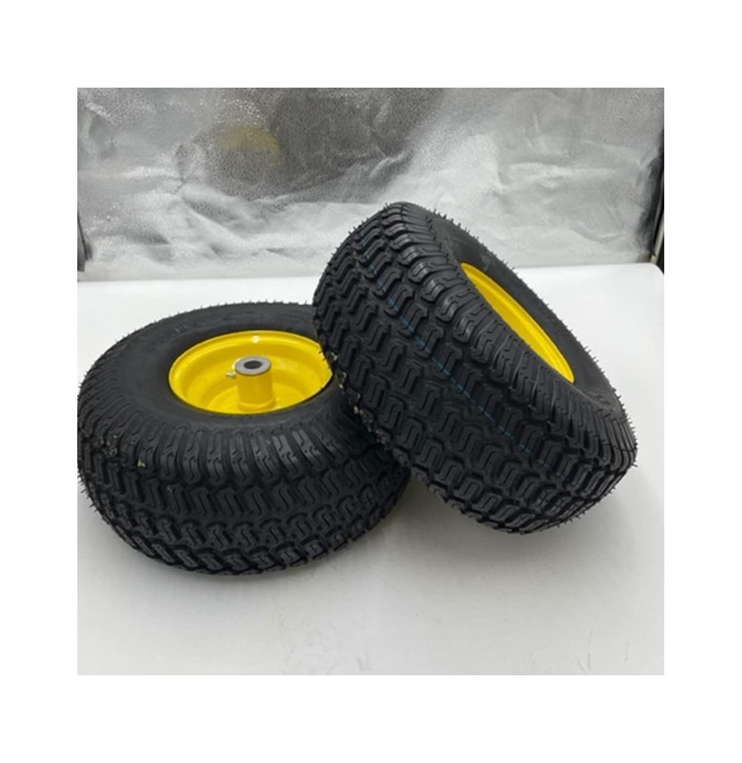 HYYYYH Set of 215x6.006 Lawn Mower Turf Tech Tire and Rim Fits on 3