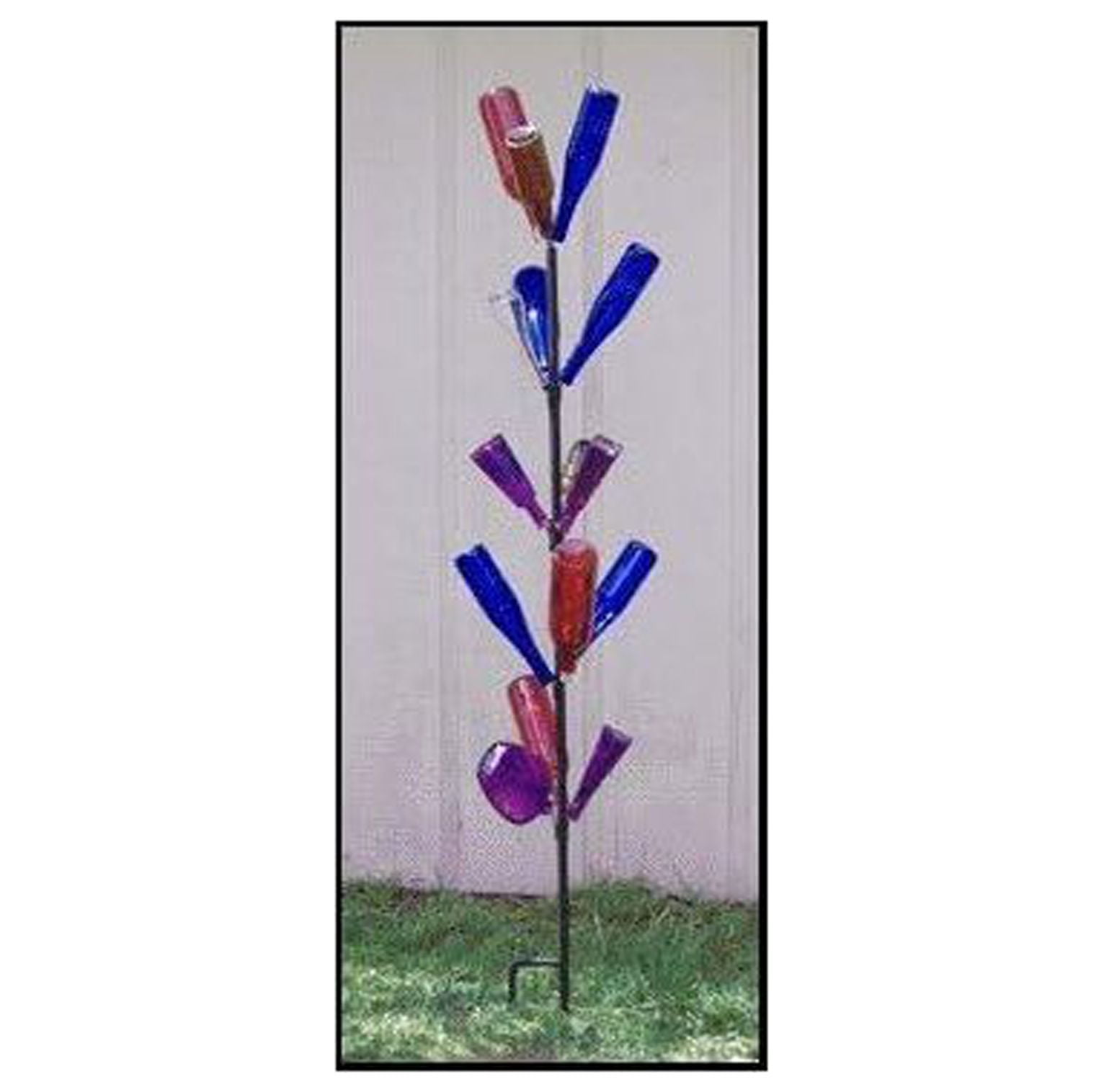 HYYYYH Upright Metal Bottle Tree Holds 15 Bottles