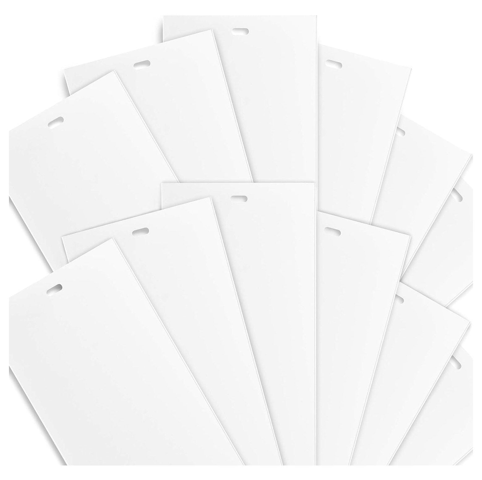 HYYYYH White Vertical Replacement Blinds Slats Sliding Door Window