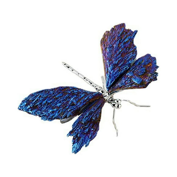 HYmarket Electroplated Dragonfly Ornament - Faux Crystal, 3D Effect, Clear Texture, Home Decoration, Rich Colors, Insect Lover Present, Insect Ornament Decor Supplies