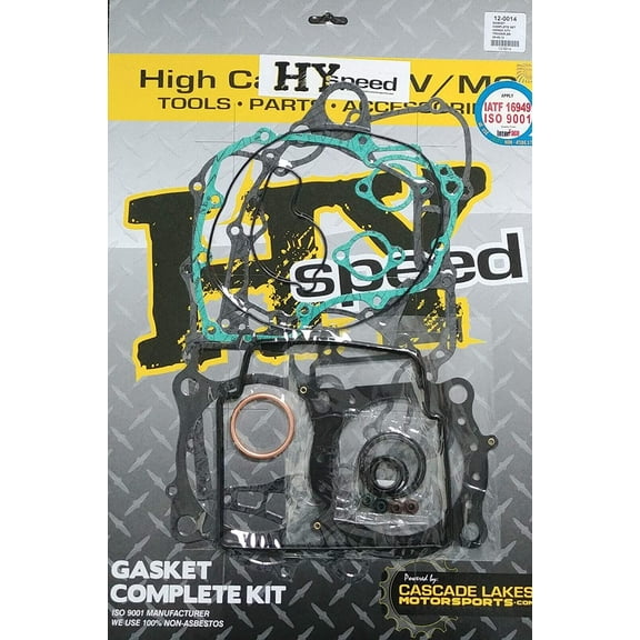 HYspeed Complete Gasket Kit Top & Bottom End Engine Set Fits Honda TRX 450R 450ER