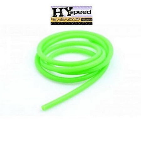 HYspeed PVC Fuel Gas Line 1/4" ID X 3/8" OD 3' Fluorescent Green Motorcycle ATV
