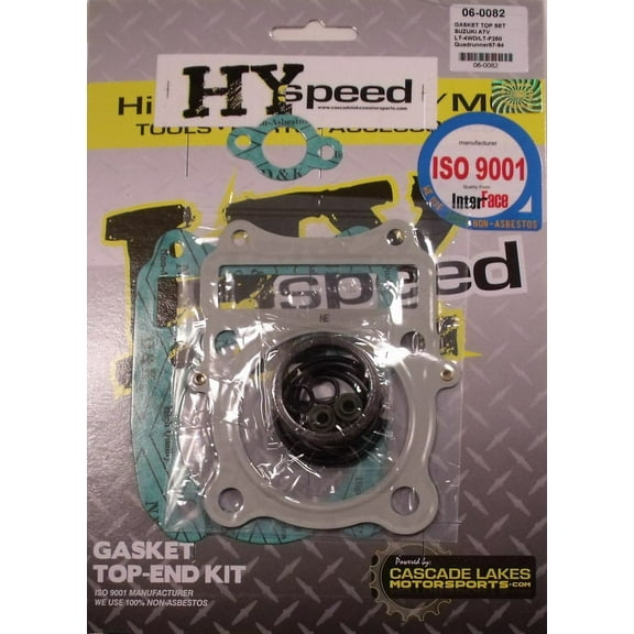HYspeed Top End Head Gasket Kit Set Suzuki LT250 Quadrunner 1987-1995