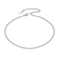 thumbnail image 1 of HYwys 925 Sterling Silver Cuban Link Chain Anklet Bracelet for Women Minimalist Foot Jewelry for Summer Beach Party, 1 of 8