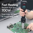 thumbnail image 1 of HYwys Hot Air Gun Temperature Adjustable 8858-IV 700W Soldering Rework Welding Station LCD Digital Heat Gun BGA IC Solder Tools, 1 of 6