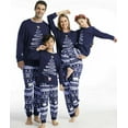 thumbnail image 1 of HYwys Matching Family Pajamas Sets Christmas Matching Holiday Pjs Letter Print Top and Plaid Pants Sleepwear (Women,L), 1 of 7