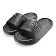 thumbnail image 1 of HYwys Mens Sock Slippers with Grips Fashion All Seasons Men Slippers Home Bathroom Non Slip Clog Slippers for Men Memory Foam Grey 11 5, 1 of 4