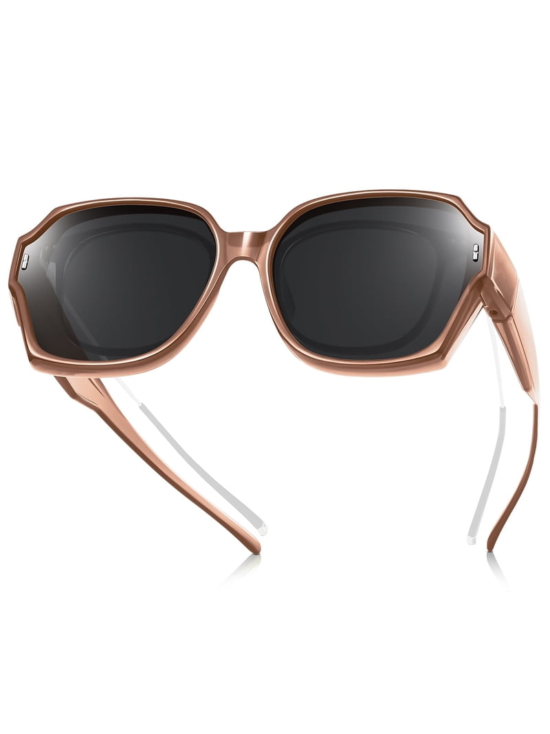 Oversized Square Fit Over Polarized Sunglasses UV400 Protection TINHAO Polarized Sunglasses Fit Over Glasses for Women  main image 4