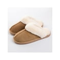 thumbnail image 1 of HYwys Women Slippers Winter Warm Fluffy Flat Ladies Mules Shoes, 1 of 7