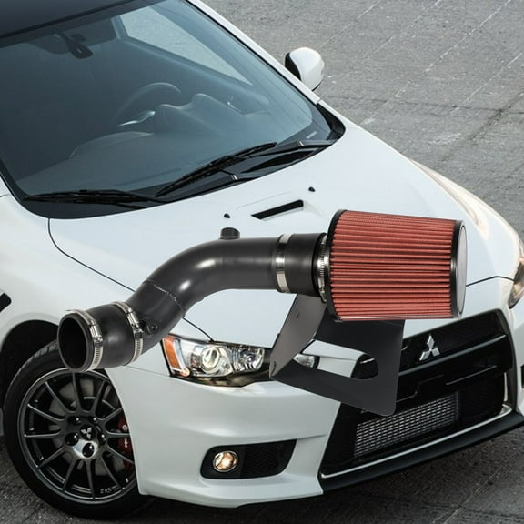 HZ 3" Hi Flow Cold Air Intake System for 08-15 Mitsubishi Lancer Evolution Evo X 10