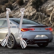 HZ AxleBack Exhaust For Infiniti Q50 Q50S Sedan RWD AWD 14-18