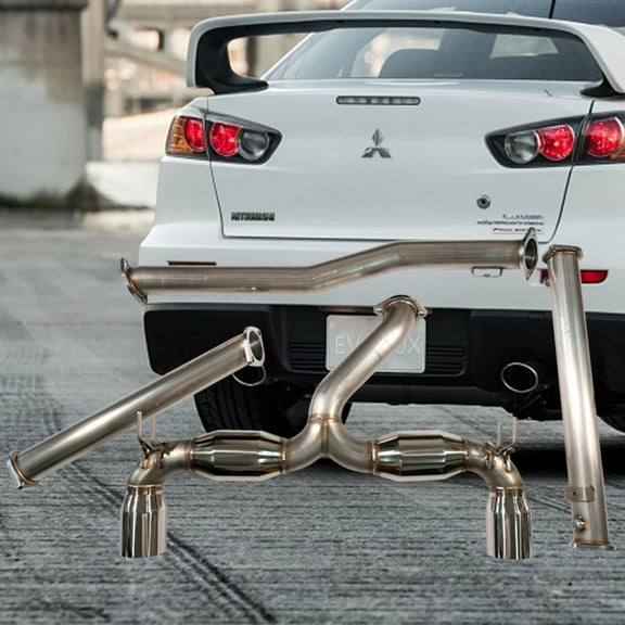 HZ Catback Exhaust System for Mitsubishi Lancer Evolution 10 EVO 10 X 08-15