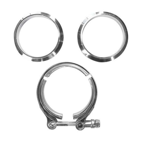 HZ Exhaust Downpipe 2.75inch V-band Clamp Stainless Steel Flange Kit 70mm