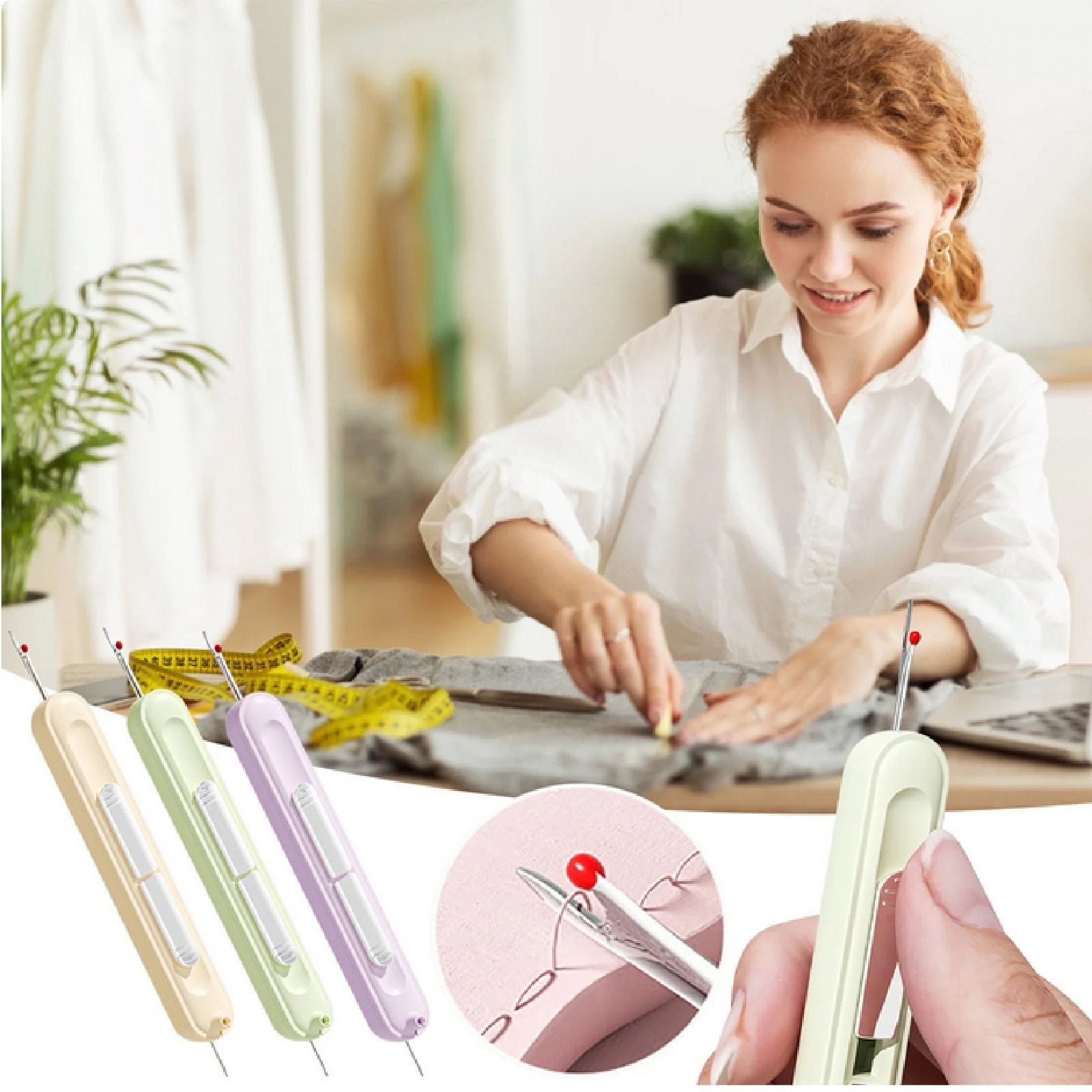Pndeyo 8-Pack Long Punch Needle Threaders | 7.87" Metal Threading Tools For Sewing & Crafts - View #5