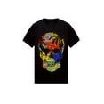 thumbnail image 1 of HZCX FASHION Mens Cool Design Shiny Rhinestone Graphic Tshirts Short Sleeve Animal Skull Crewneck Tees Soft Cotton Tops(Color skull Black,M), 1 of 5