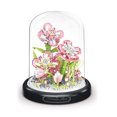 thumbnail image 1 of HZLKADAQ Eternal Flower Building Blocks with Display Dome - DIY Artificial Flower Bouquet Set, Forever Blooming Floral Model, Ideal Gift for Valentine's Day,Mother's Day,Birthday, 1 of 7