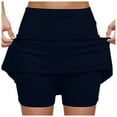 thumbnail image 1 of HZLPFO 4-Way Stretch Skirts for Women High Waisted Work Casual Golf Tennis Skirt Skorts with Pockets Womens Mini Skirt Navy,4XL, 1 of 6