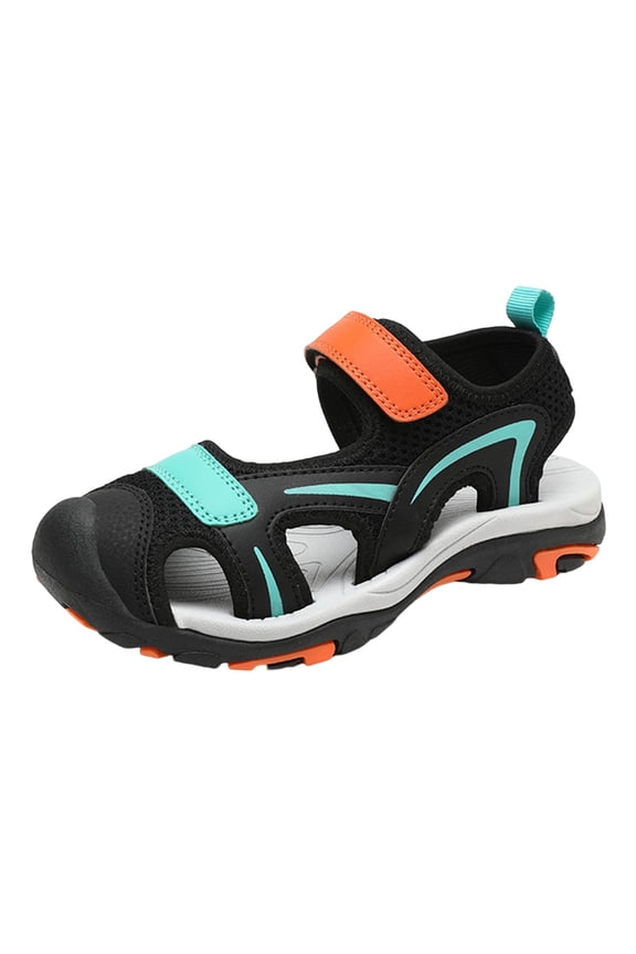 Boys Sandals Print Kids Fashion Sport Sandals Outdoor Sandal Athletic Casual Sandals Beach Shoes,12.5