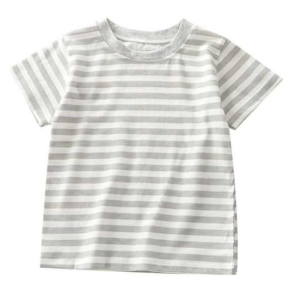 HZLPFO Boys' Summer Short Sleeved T-Shirt Trendy Boys' School,18-24 Months
