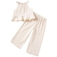thumbnail image 1 of HZLPFO Kids Clothes Baby Girls Summer Clothes Casual Clothing Suit Sleeveless T-Shirt +Pants,18-24 Months, 1 of 7