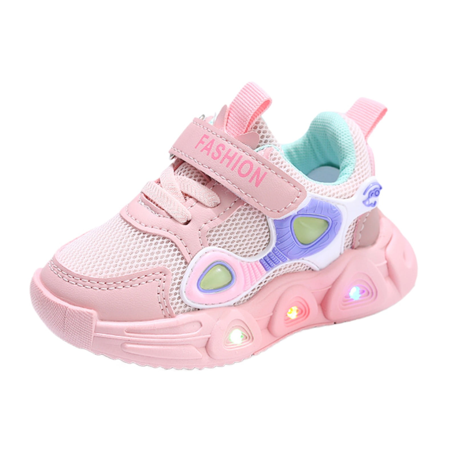 HZLPFO Running Shoes Baby Boy Walking Shoes LED Flashing Lightweight ...