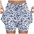 thumbnail image 1 of HZLPFO Skirts for Women High Waisted A Line Tennis Golf Athletic Casual Skorts with Pockets Women's Mini Skirts Blue,S, 1 of 4
