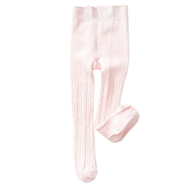 HZLPFO Toddler Girls Tights Dance Ballet Footed Leggings Ultra Soft Stockings for Kids Students Hot Pink,12-24 Months