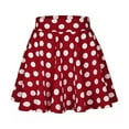 thumbnail image 1 of HZLPFO Women Skirt Plus Size Pleated Tennis Skirt- Girls High Waist Athletic Golf Skirts with Shorts Red,XL, 1 of 2