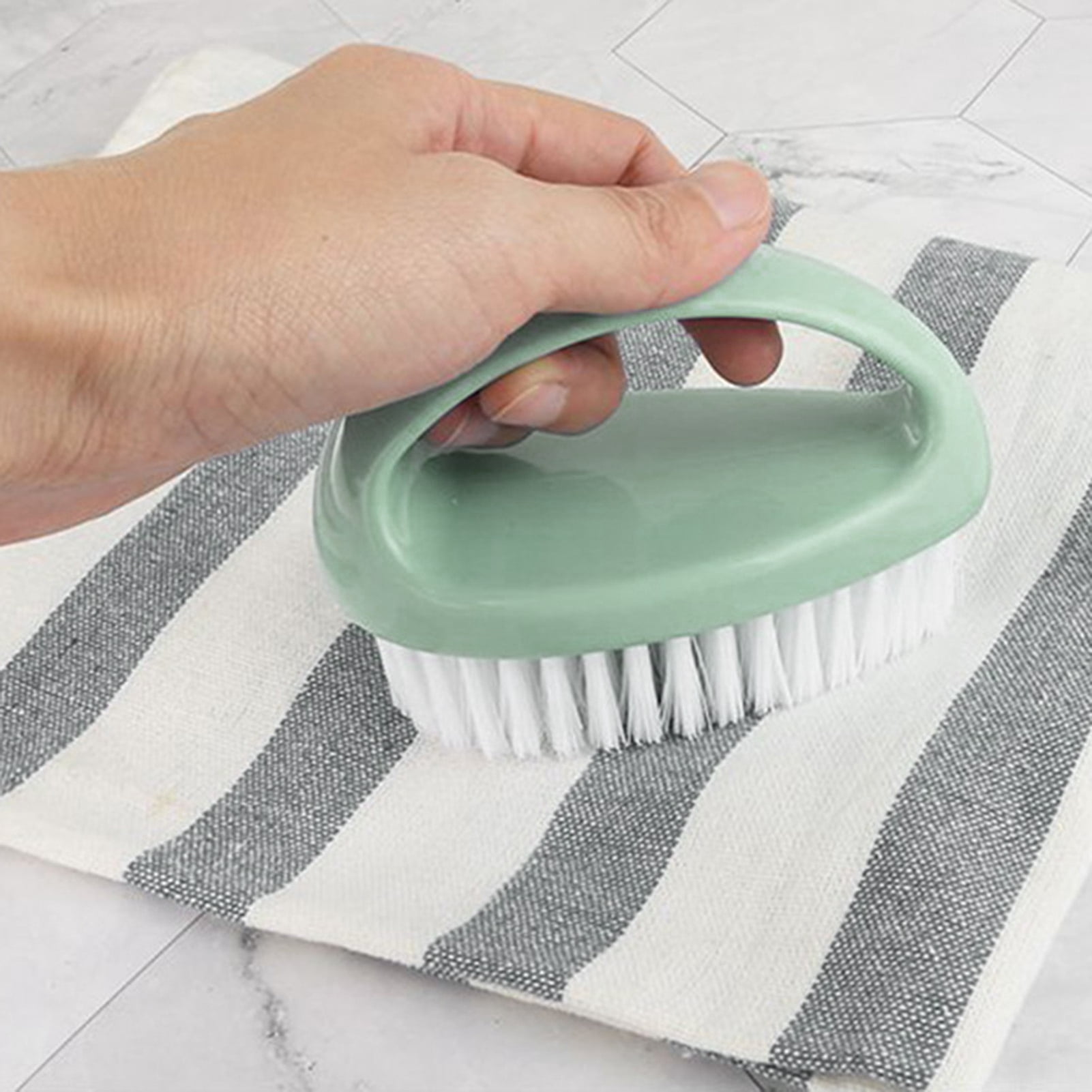 HZLXW Handle Cleaning Brush with Ergonomic Grip Plastic Handle Soft ...