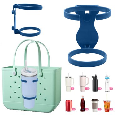 Bogg Bag Cup Holder For 30oz 40oz Stanley, Adjustable Insert Drink Holder Compatible With Bogg Bag/Simply Southern Beach Tote Bag, Water Bottle Holder